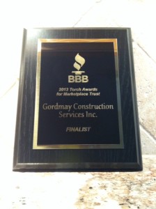 BBB AWARD